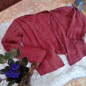 Linen button down shirt